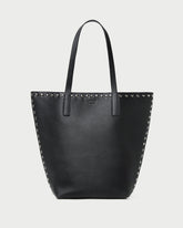 Loeffler Randall Women / Walker Black/Silver Leather Tote