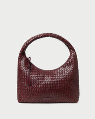 Loeffler Randall Women / Willow Maroon Woven Hobo Bag