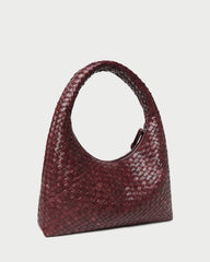 Loeffler Randall Women / Willow Maroon Woven Hobo Bag
