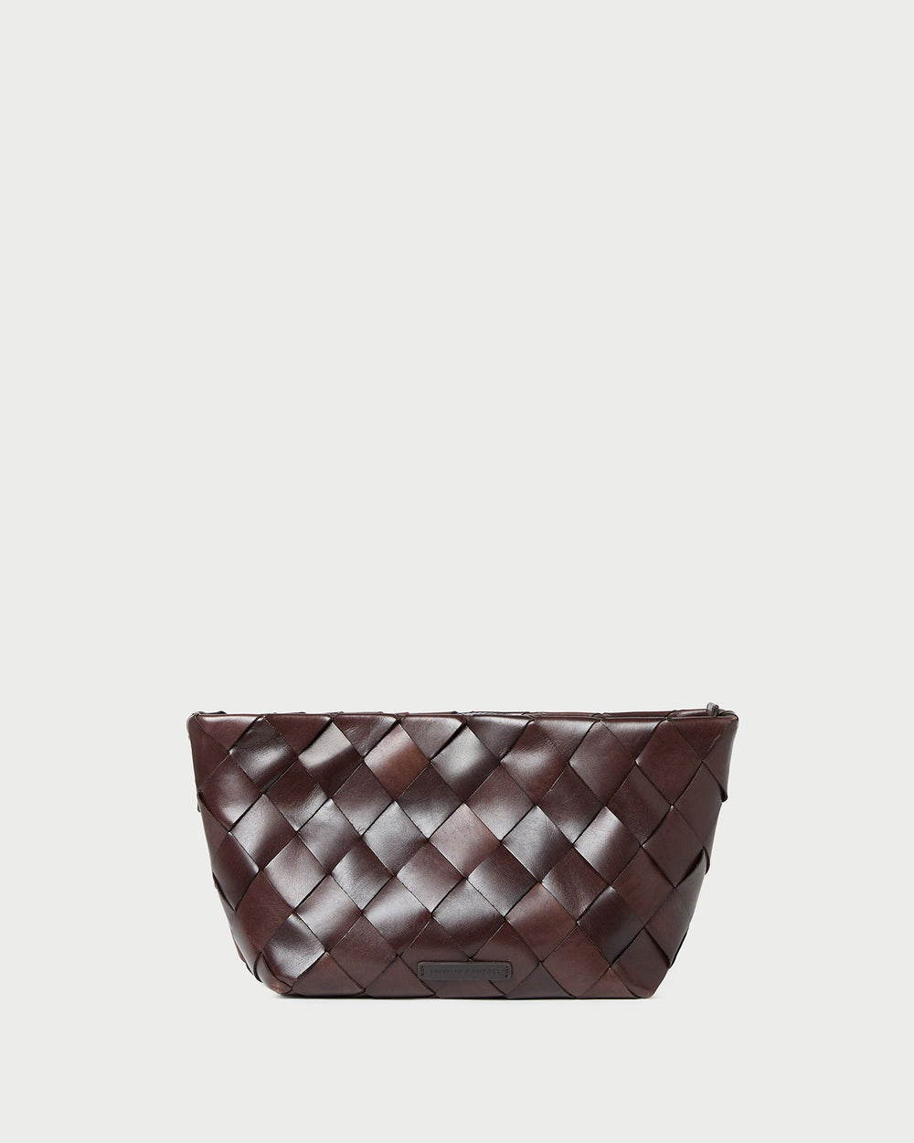 Loeffler Randall Women / Melina Chocolate Woven Leather Clutch