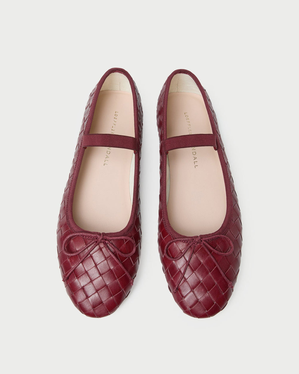 Loeffler Randall Women / Leonie Wine Woven Ballet Flat