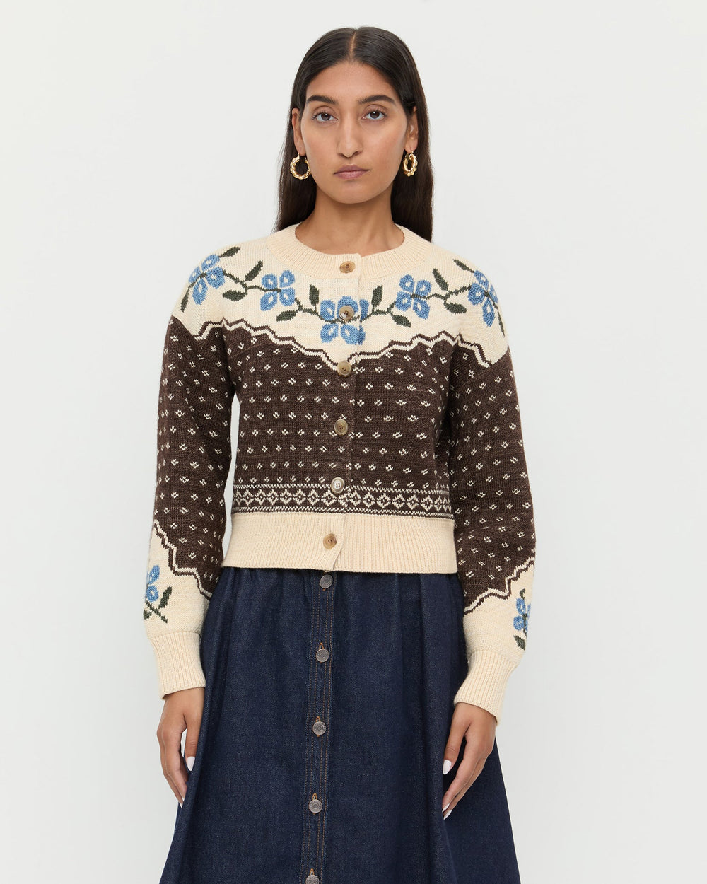 Loeffler Randall Women / Idris Intarsia Cardigan