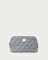 Loeffler Randall Women / Frances Black/White Gingham Cosmetic Pouch