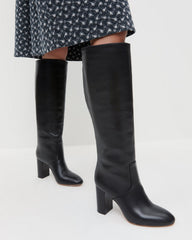 Loeffler Randall Women / Goldy Black Wide-Calf Boot