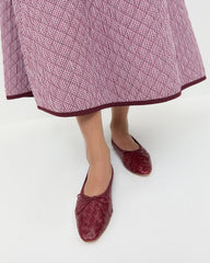 Loeffler Randall Women / Landry Wine Woven Ballet Flat