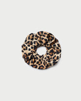Loeffler Randall Women / Astrid Leopard Jersey Scrunchie