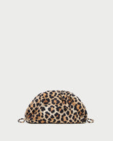 Loeffler Randall Women / Bailey Leopard Jersey Dome Clutch