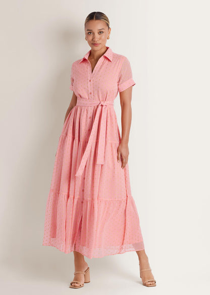 Solid Shine Detail Maxi Burnt Coral | Venus Customer Favorite