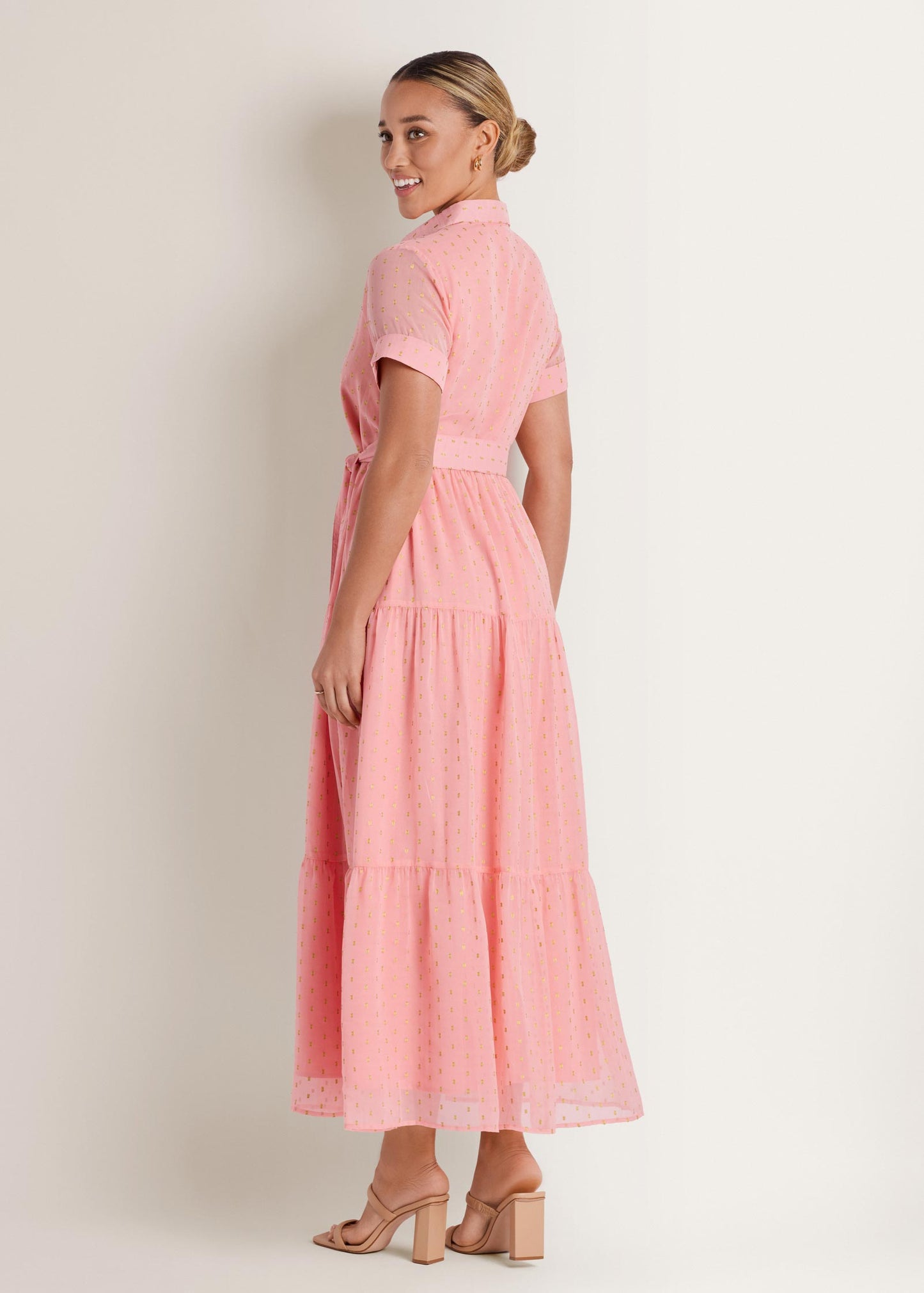 Solid Shine Detail Maxi Burnt Coral | Venus Customer Favorite