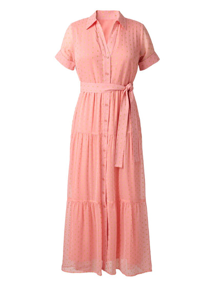 Solid Shine Detail Maxi Burnt Coral | Venus Customer Favorite