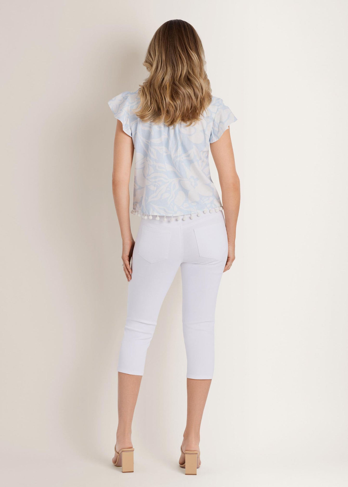 Cindy Capri Jean White Denim | Venus Featured