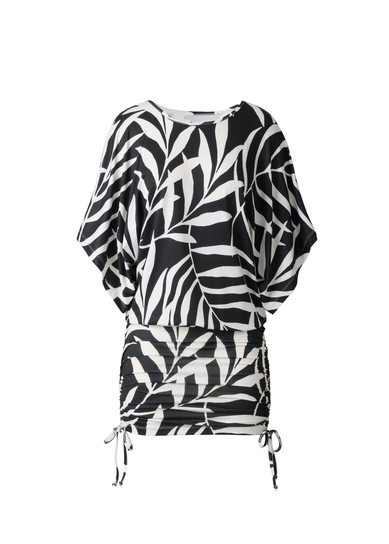 Banded Mini Convertible Dress Bicolor Palm | Venus Cost Saving