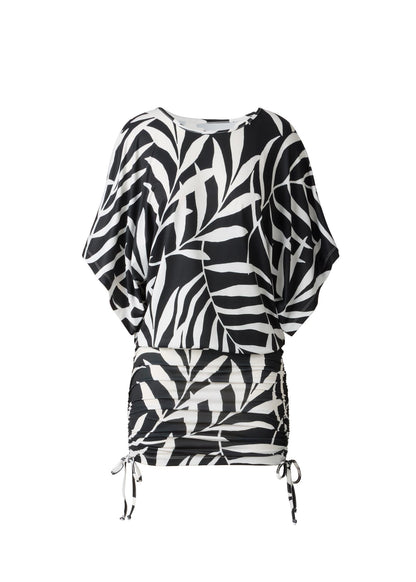 Banded Mini Convertible Dress Bicolor Palm | Venus Cost Saving
