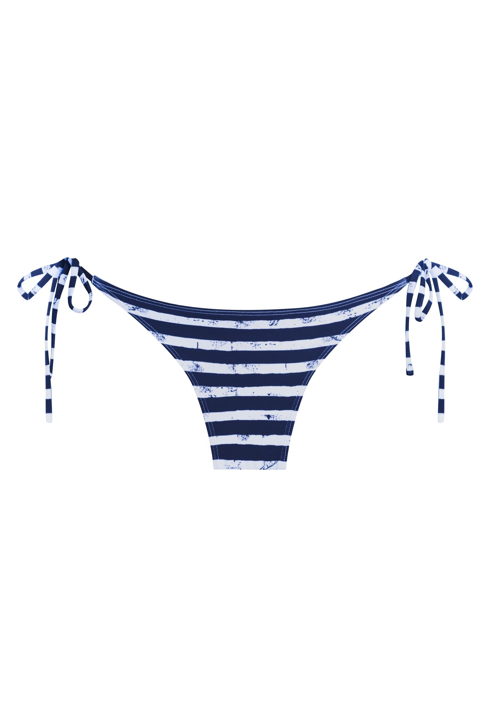 Miami Side Tie Bottom Blue Stripe | Venus Affordable