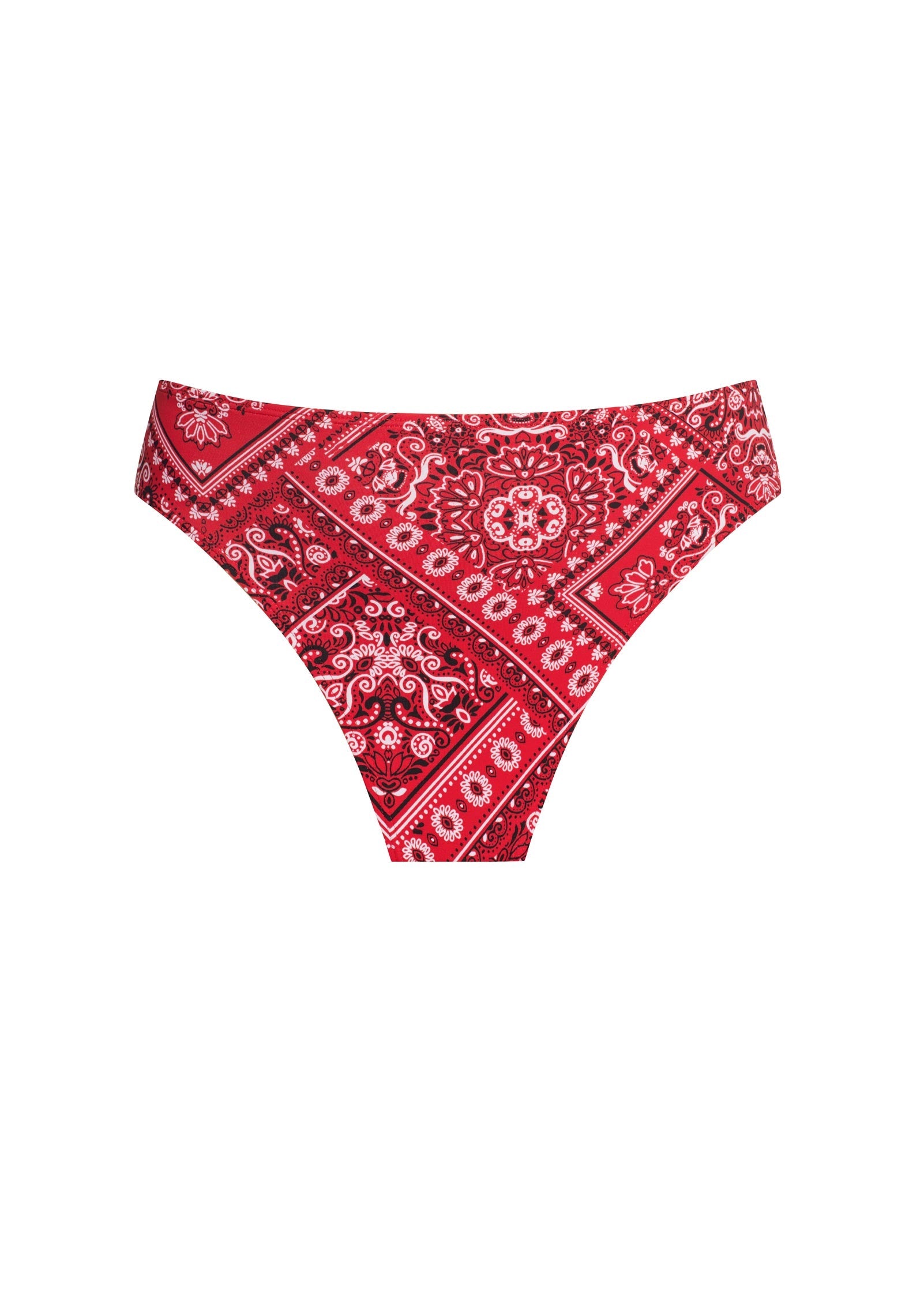 Fiji Mid Rise Moderate Bikini Bottom Bandana | Venus Sale