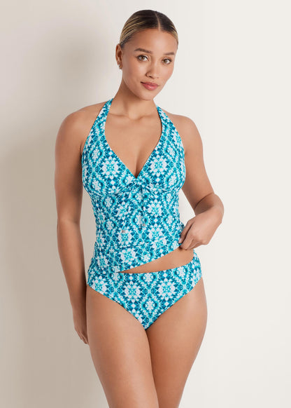 Sicily Halter Tankini Top Shibori Tiles | Venus Great Deal