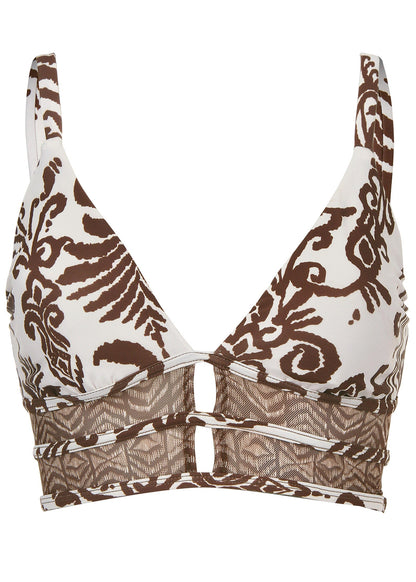 Strappy Longline Top - Mystic Paisley | Venus Affordable