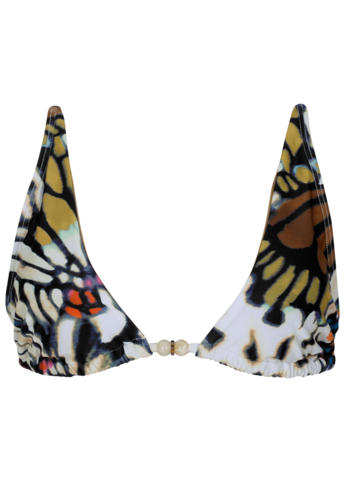 Beaded Triangle Bikini Top - Butterfly Cheetah | Venus Best Seller