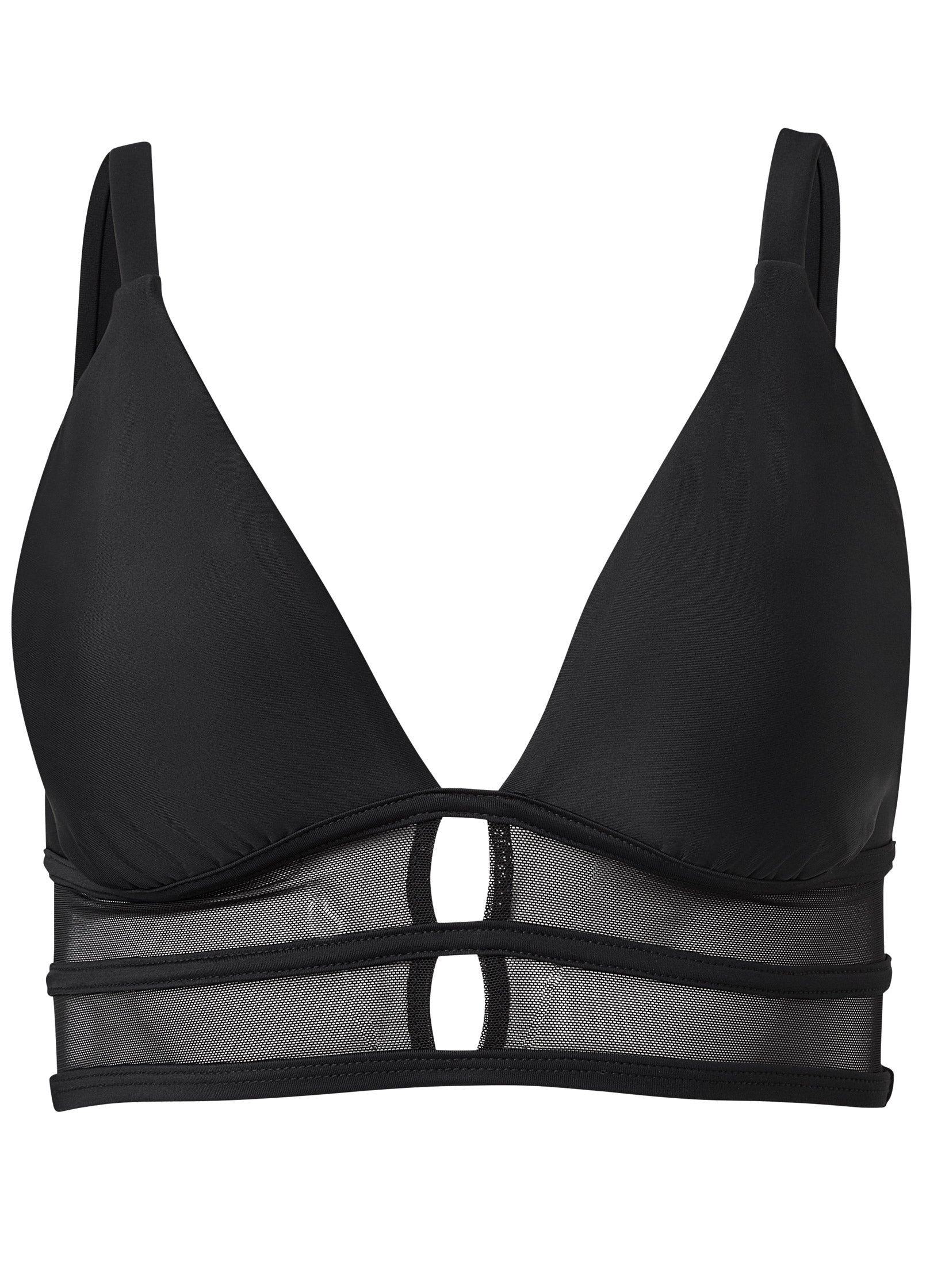 Long Line Bikini Top - Black Beauty | Venus Limited Edition