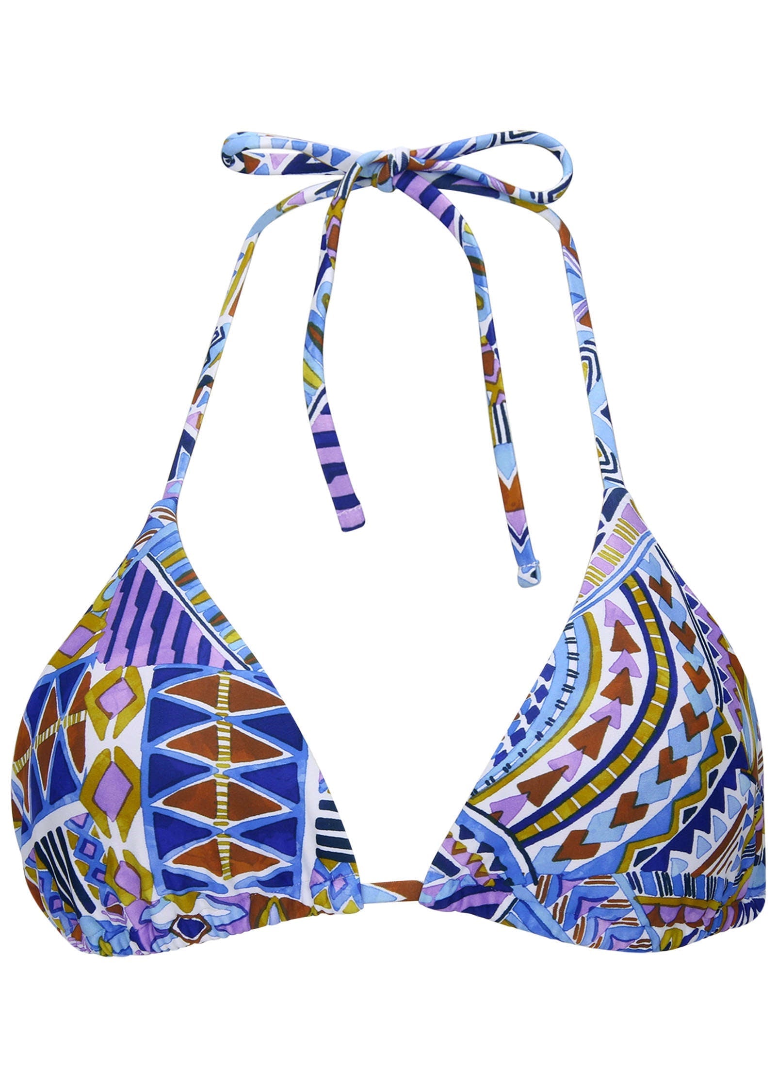Bahamas Triangle Bikini Top - Aztec Patchwork | Venus Value