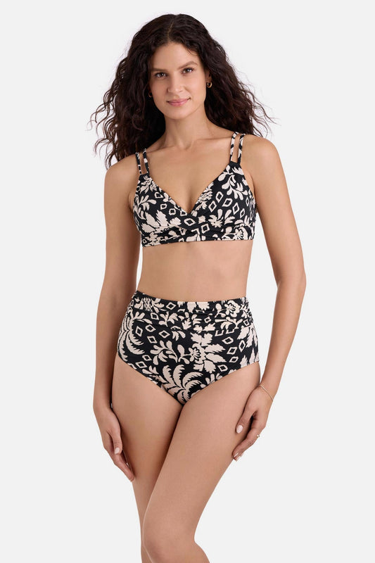 Shape Solver Clare Twist Underwire Bra Top Palm Royale | Venus Great Deal