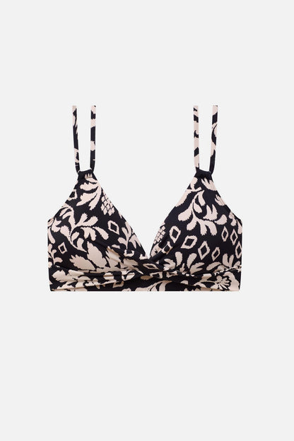 Shape Solver Clare Twist Underwire Bra Top Palm Royale | Venus Great Deal