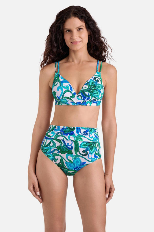 Shape Solver Clare Twist Underwire Bra Imperial Paisley | Venus Special Offer