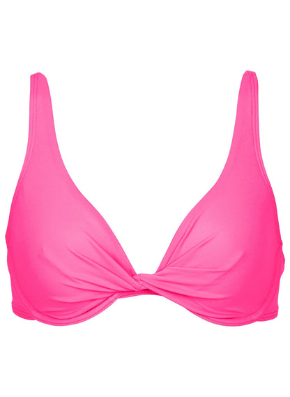 Antigua Twist Bikini Top - Hot Pink | Venus Best Seller
