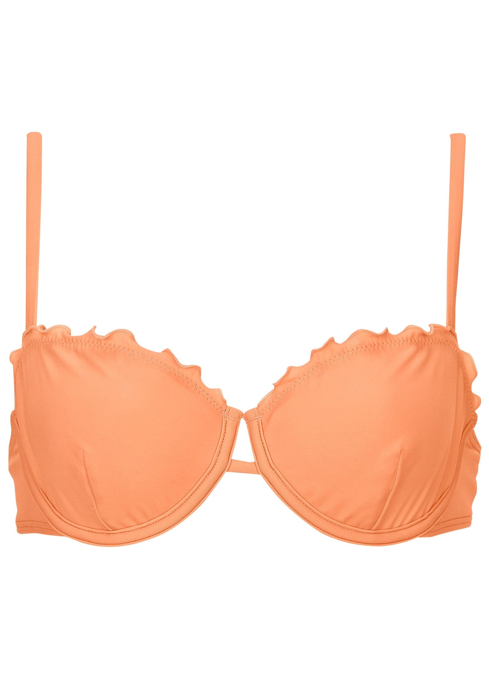 Bermuda Bikini Top - Cantaloupe | Venus Customer Favorite
