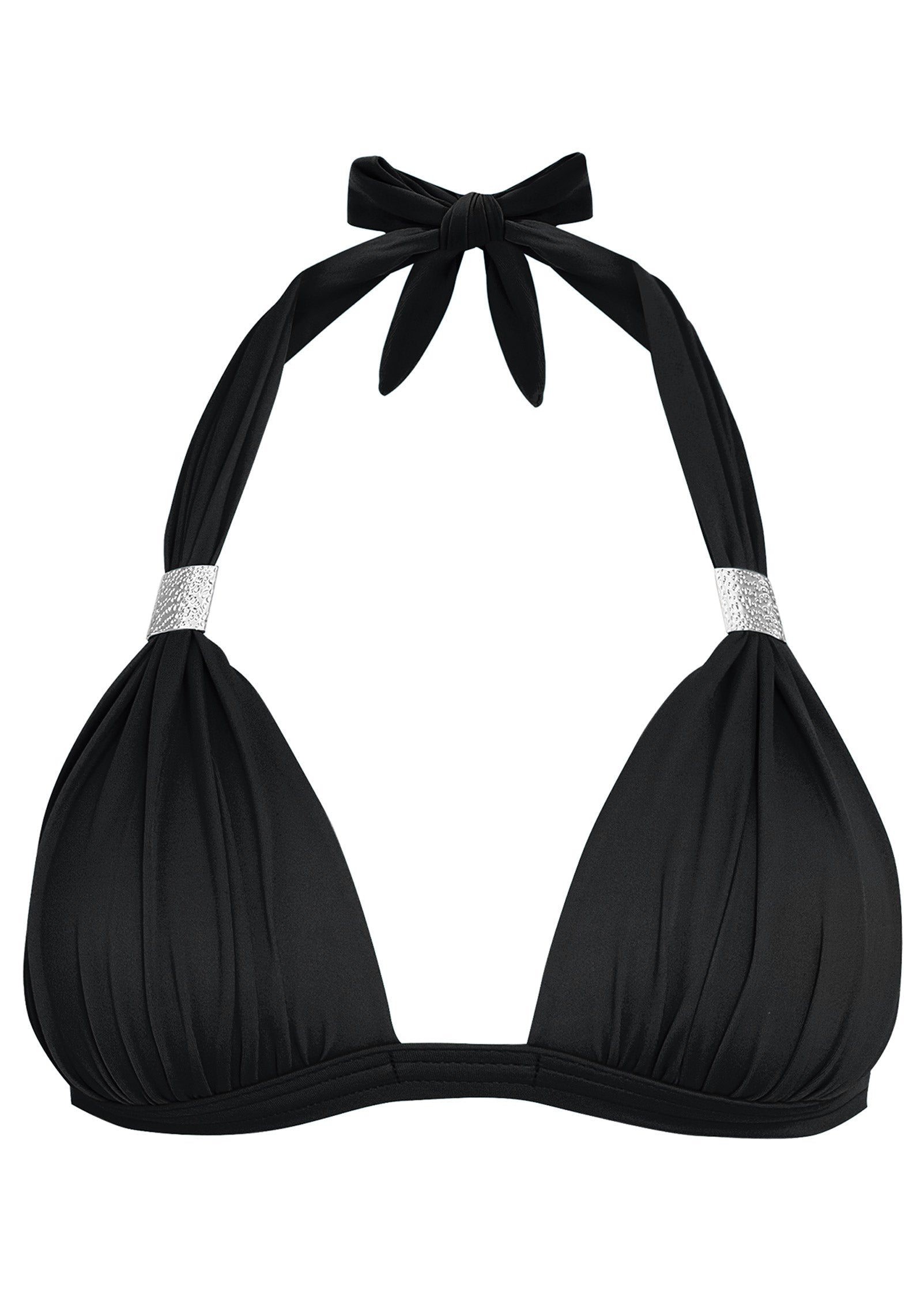 Goddess Black Bikini Push Up Halter Top | Fashion | Venus Value