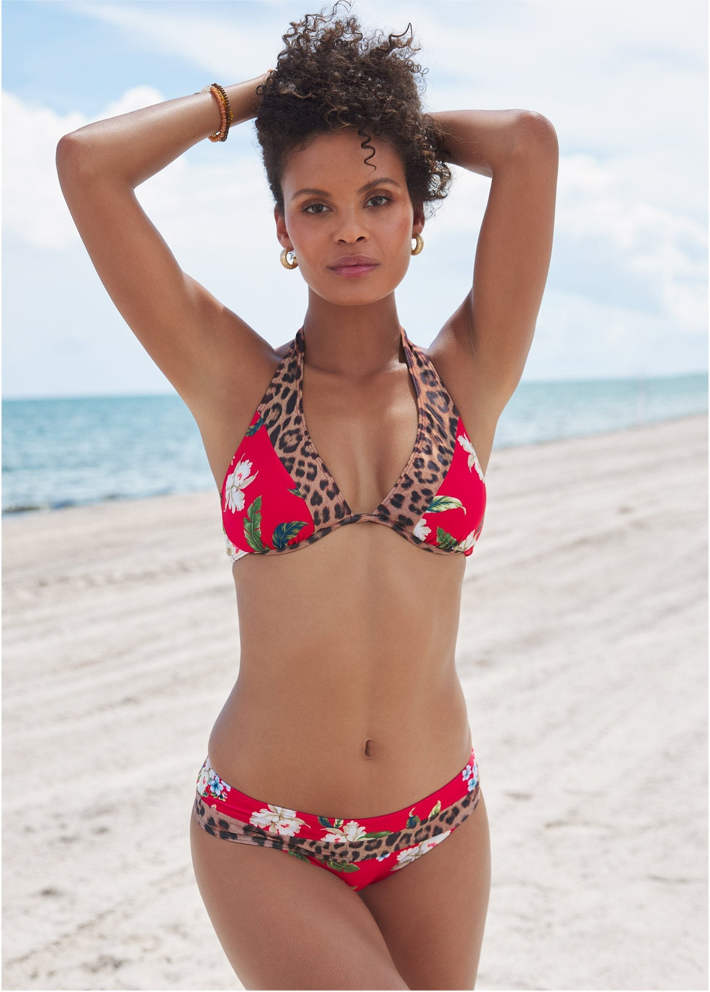 Belize Underwire Halter Top - Tula Floral | Venus Featured
