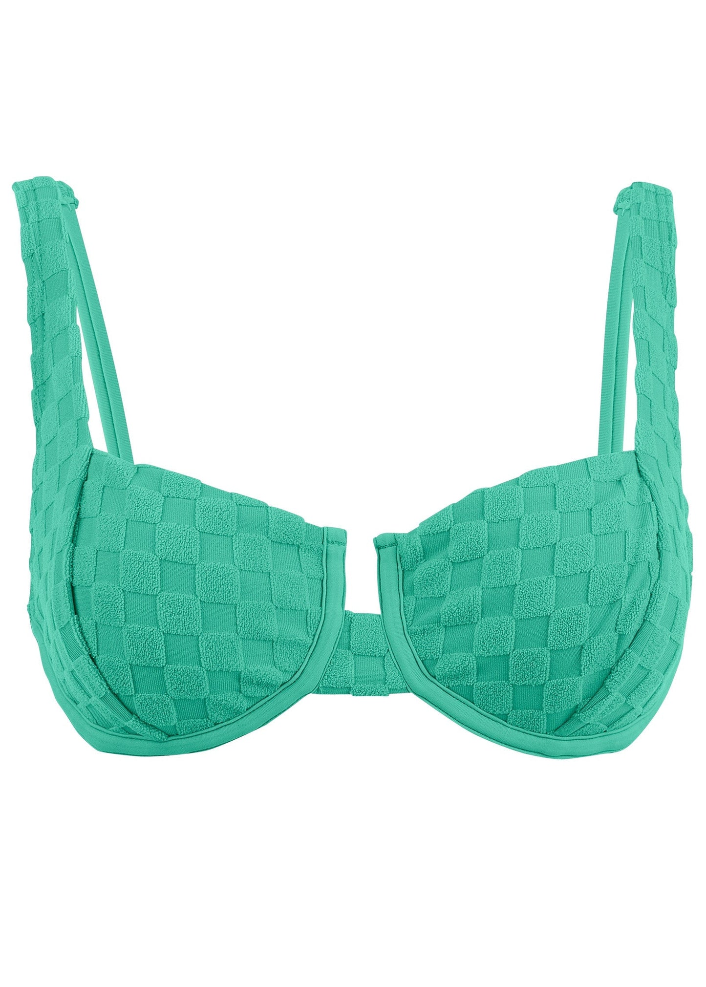 Softcheck Underwire Top - Green | Venus Great Deal