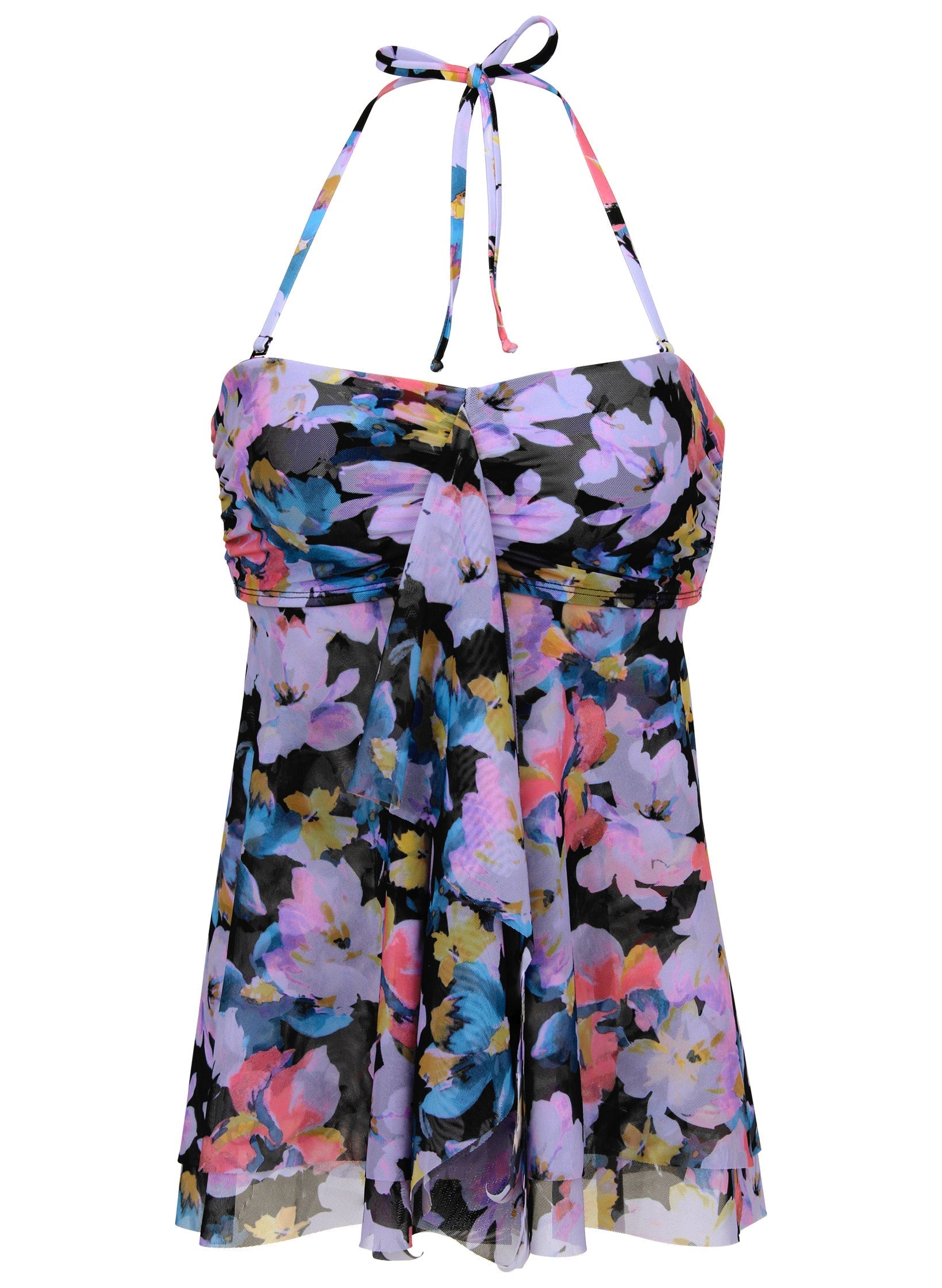 Lanai Bandeau Tankini Top - Evening Bloom | Venus Budget Friendly