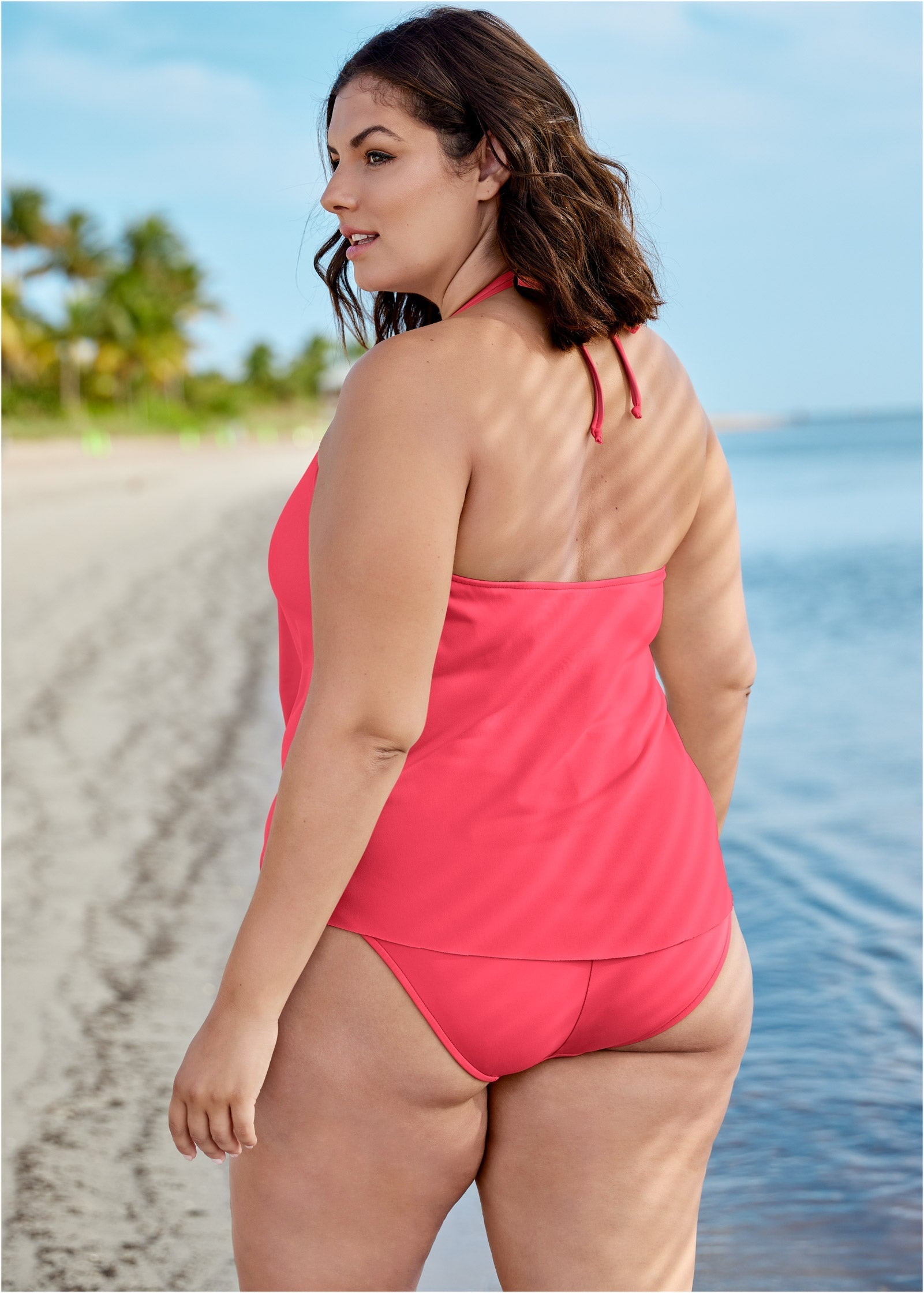 Mykonos Pink Tankini Swimsuit - Sunset Pink | Fashion | Venus Popular Choice