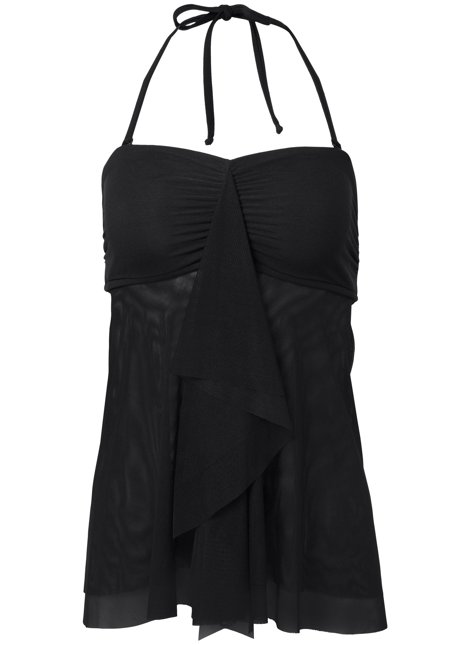 Lanai Bandeau Tankini Top - Black Beauty | Venus Sale
