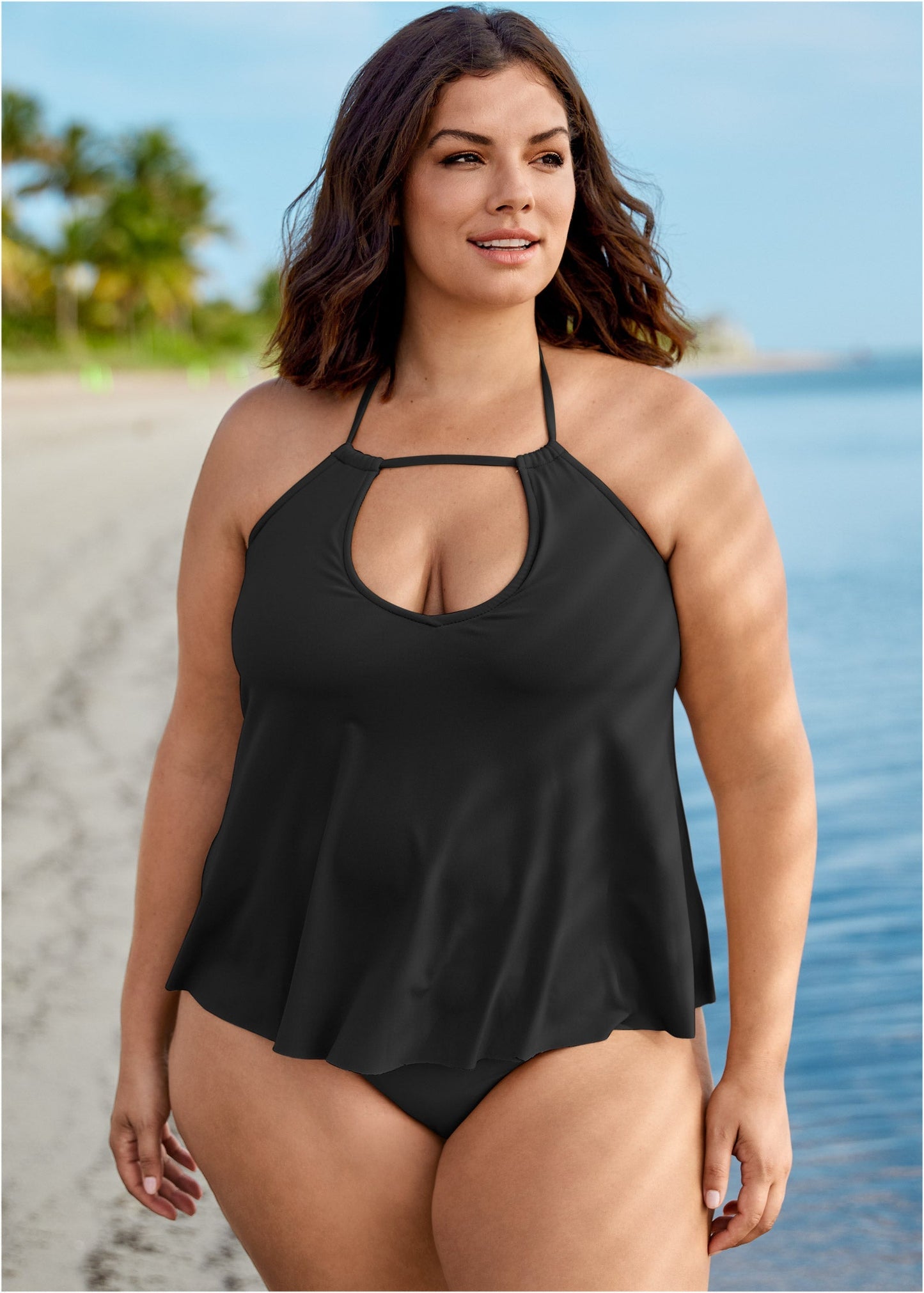 Mykonos Tankini Top - Black Beauty | Venus Affordable