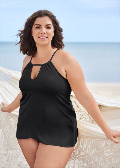Georgia Tankini Top - Black Beauty | Venus Budget Friendly