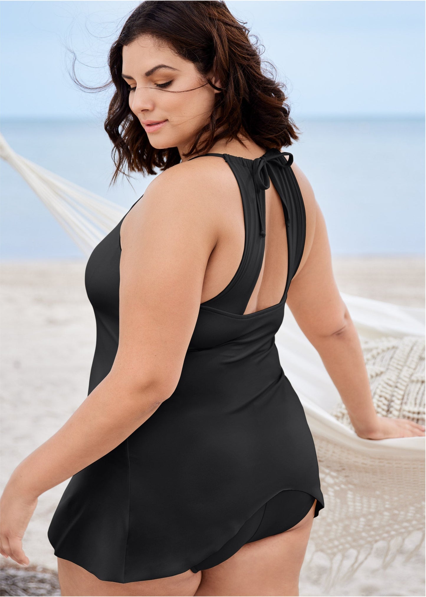 Georgia Tankini Top - Black Beauty | Venus Budget Friendly