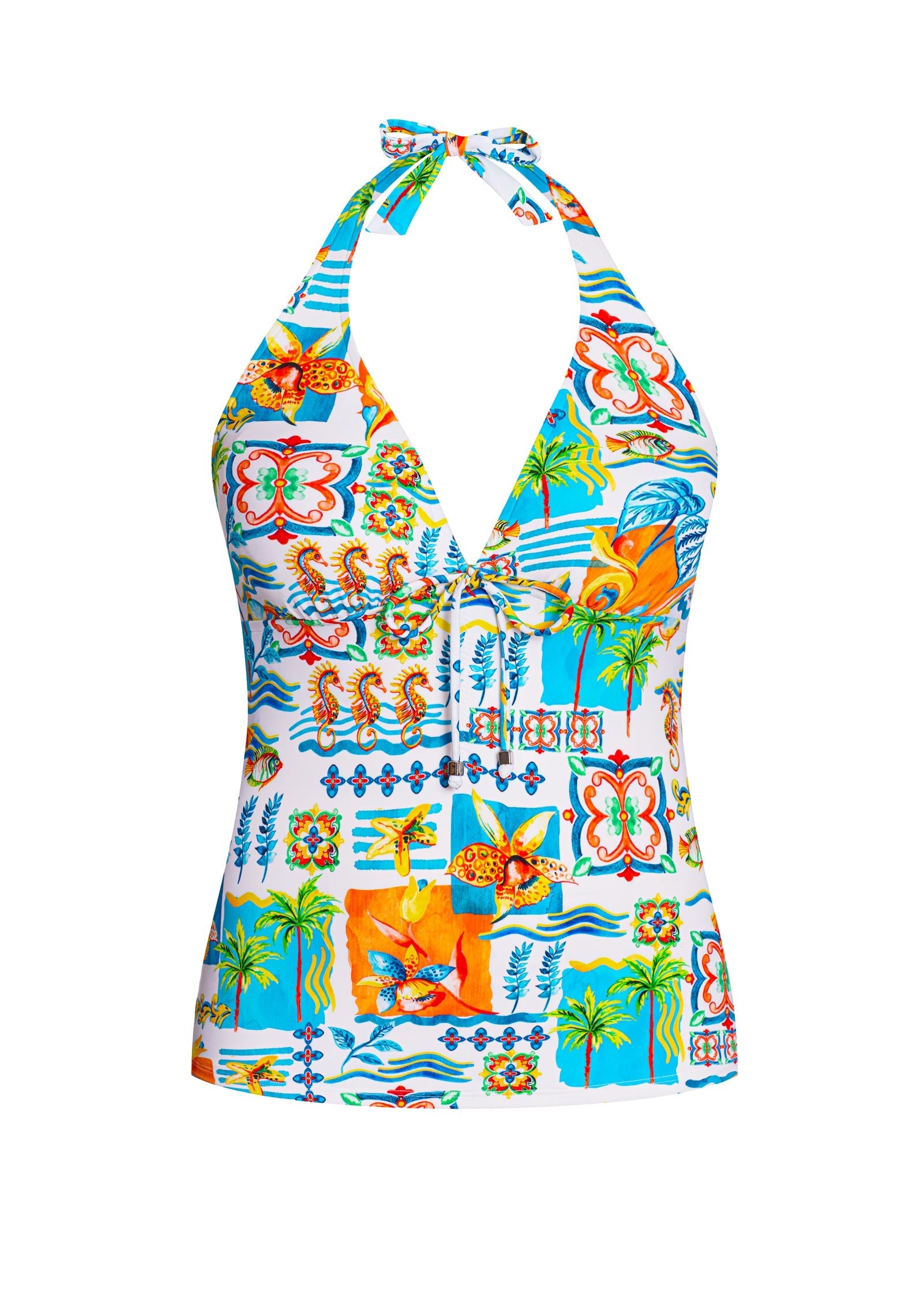Sicily Halter Tankini Top Beachy Scenes | Venus Best Seller