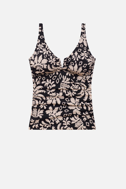 Shape Solver Whitney V-Wire Tankini Top Palm Royale | Venus Cost Saving