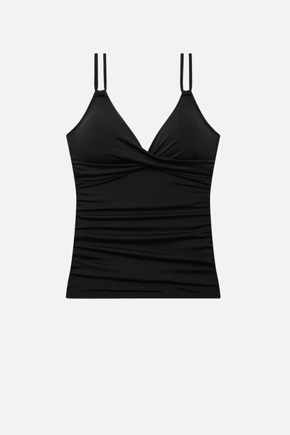 Shape Solver Tessa Underwire Tankini Top Black | Venus Affordable