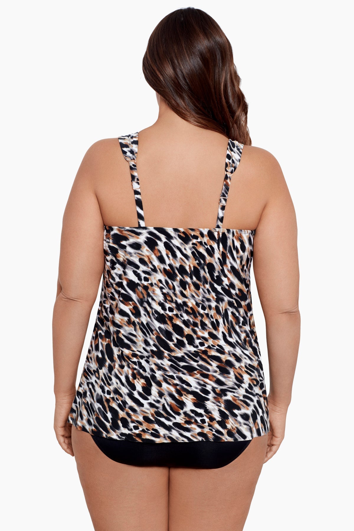 Plus Size Dazzle Tankini Top in Fur Realz | Venus Best Seller