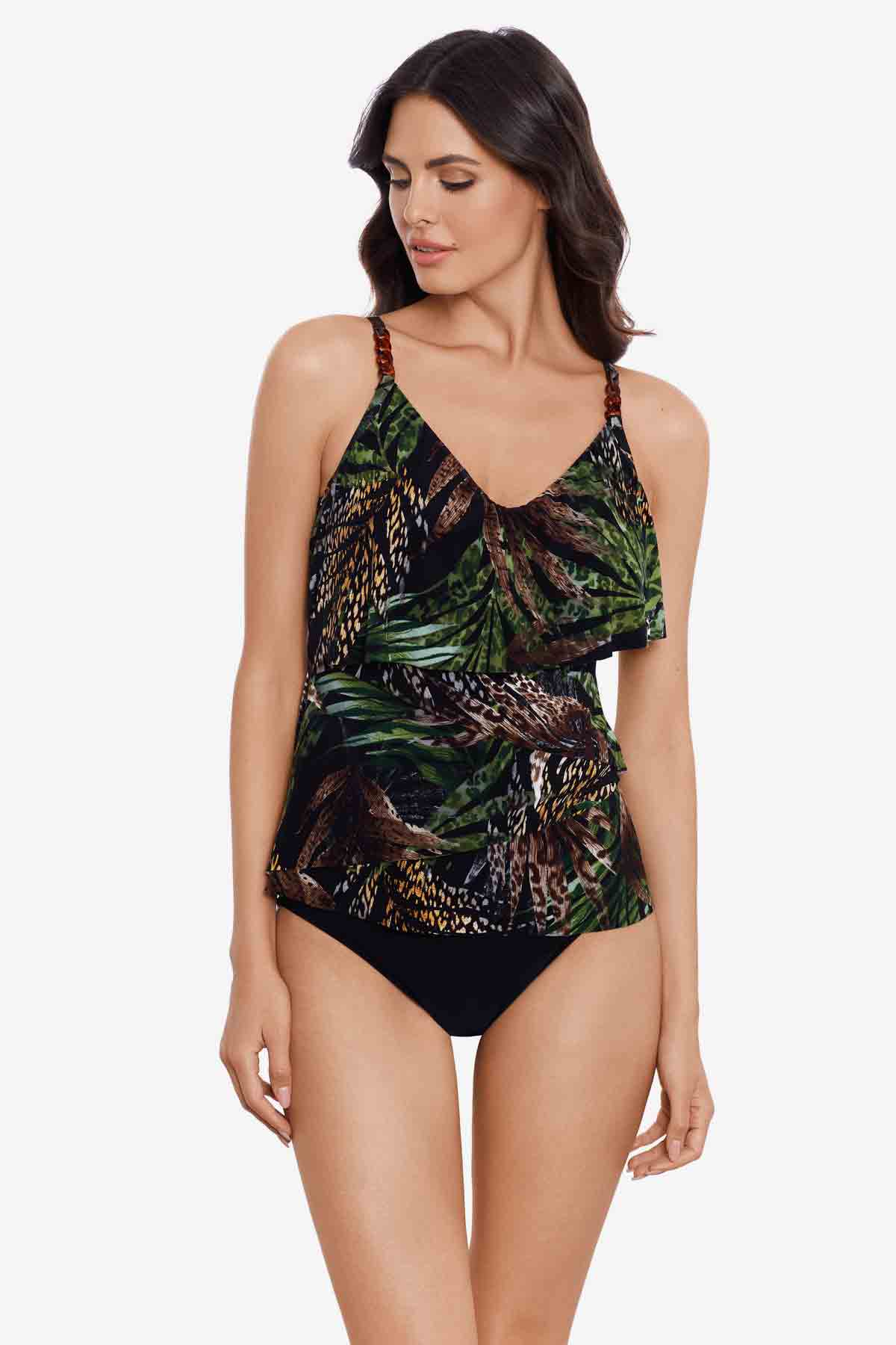 Clo Tankini Top in Nighthawk | Venus Customer Favorite