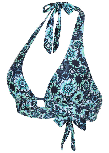 St Thomas Halter Top - Cool Kaleidoscope | Venus Limited Edition