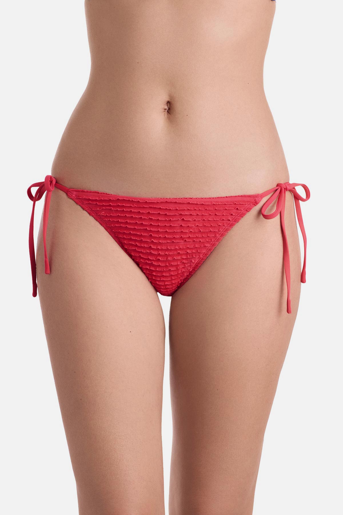 Peyton Tie Side Pant - Baby Ruffle Hot Coral | Venus Special Offer