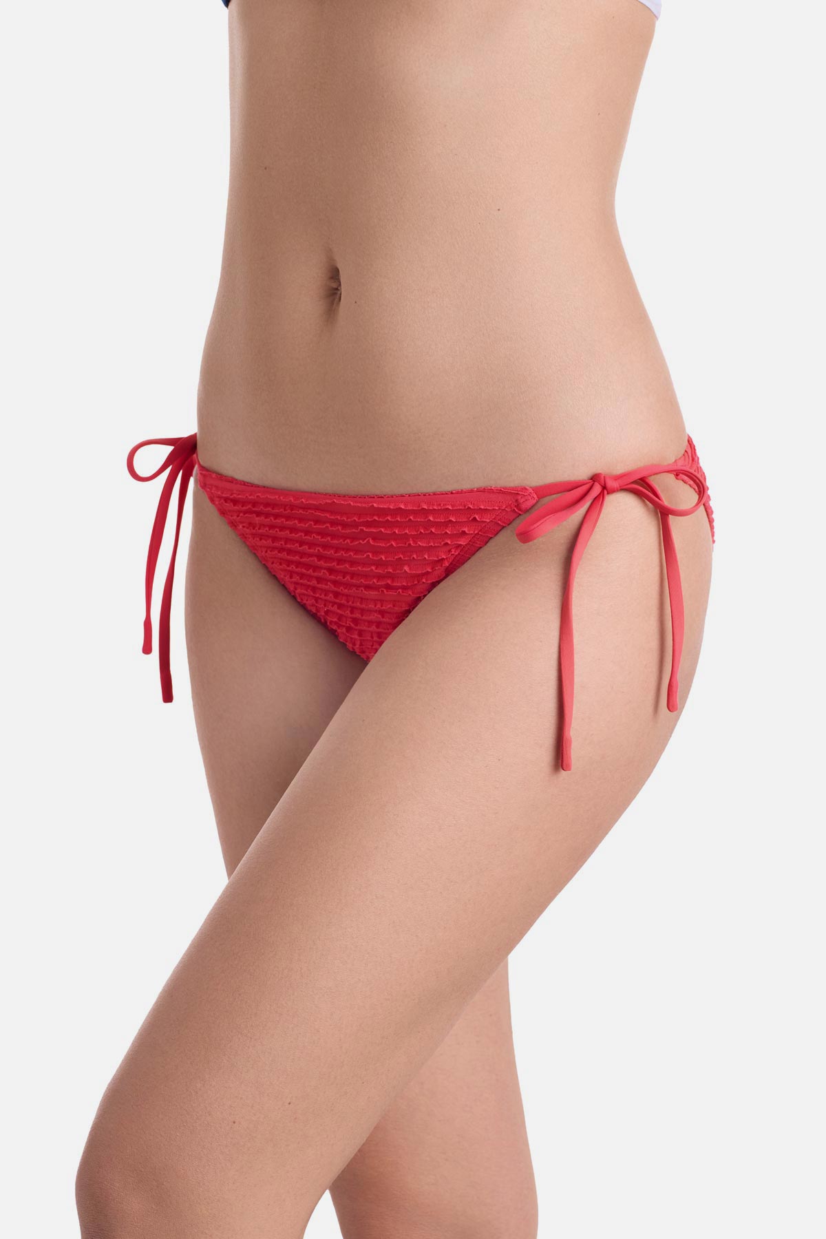 Peyton Tie Side Pant - Baby Ruffle Hot Coral | Venus Special Offer