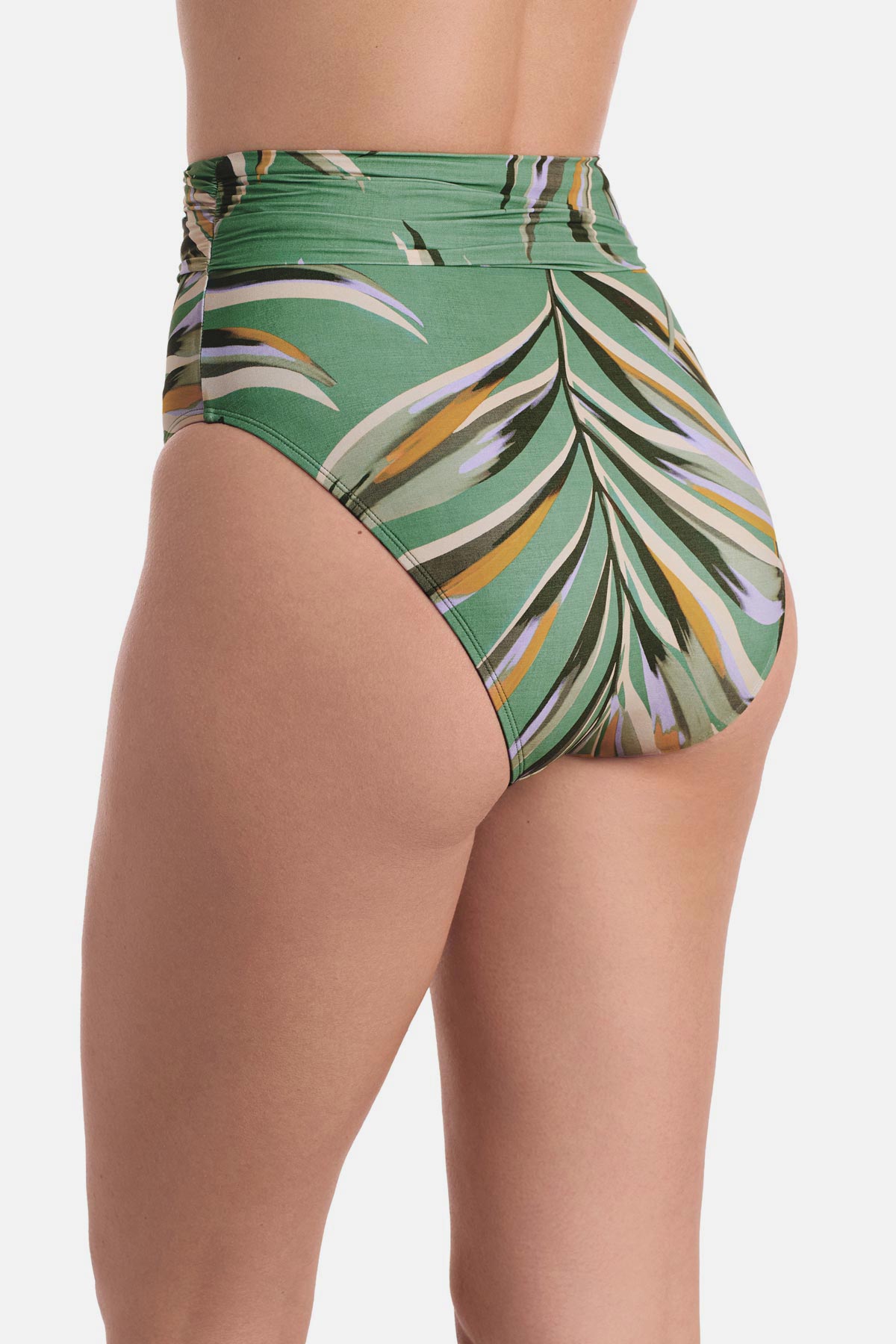 Morgan High Waist Pant - Coastal Leaves | Venus Sale