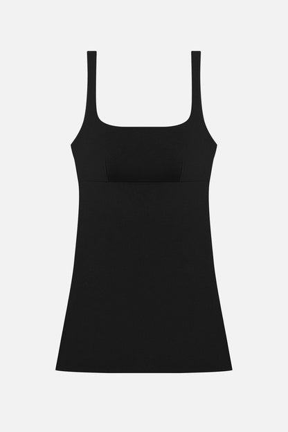 Harper Swim Dress - Black Lido Rib | Venus Popular Choice