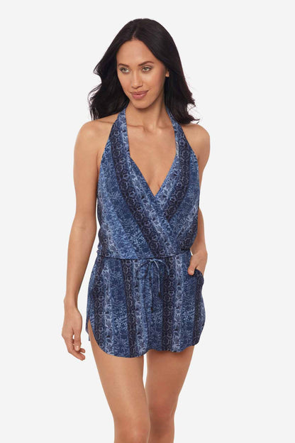 Ellie Swim Dress in Via Roma | Venus Affordable