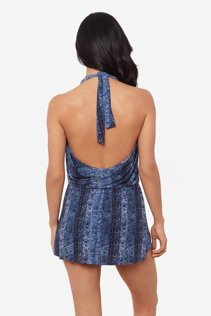 Ellie Swim Dress in Via Roma | Venus Affordable